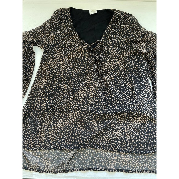 BY TOGETHER WOMEN'S Blouse/SHIRT/Top 3/4 Sleeve FLOWY Lined EUC‎ - Picture 2 of 10